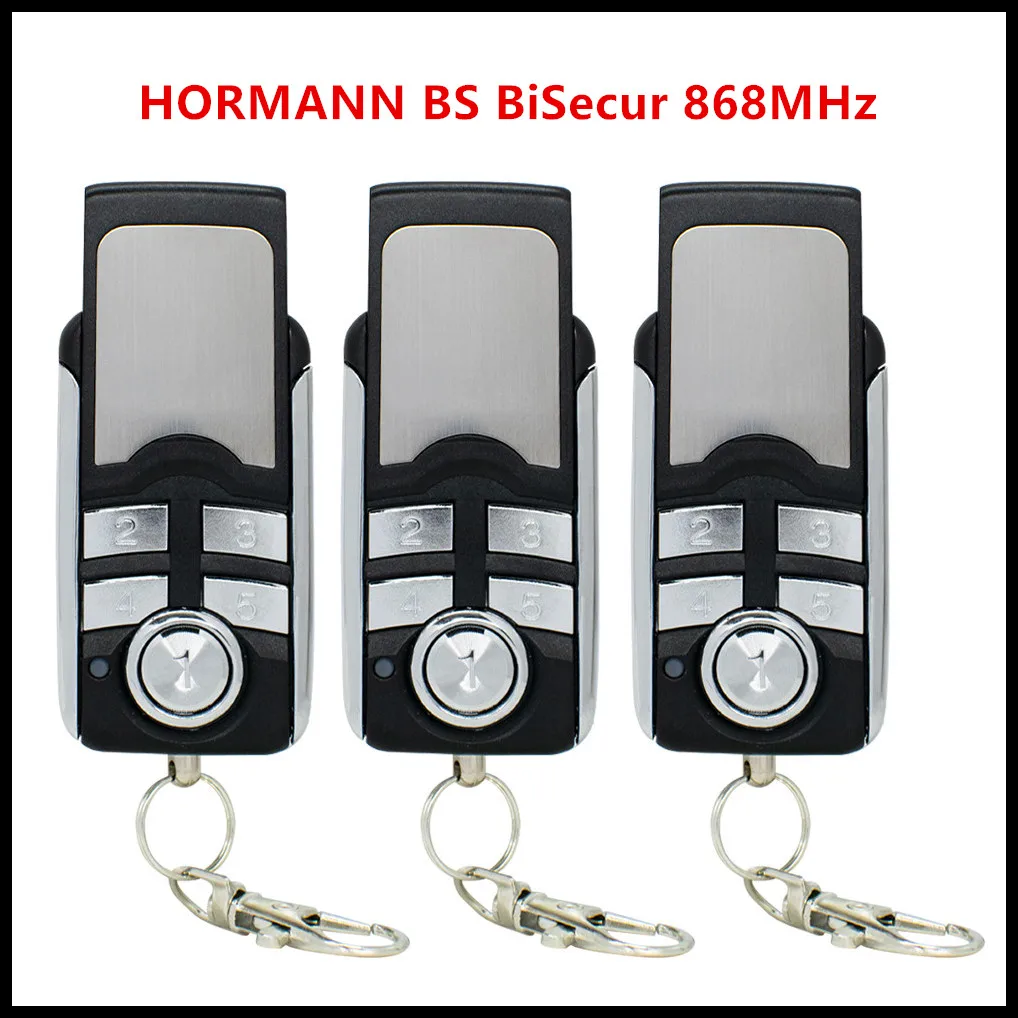 HORMANN BS BiSecur 868MHz Mando a distancia para puerta de garaje / portón HORMANN HSE4 HSE2 HSE5 HSE1 HS1 HS4 HS5 HSP4 HSD2 868 BS