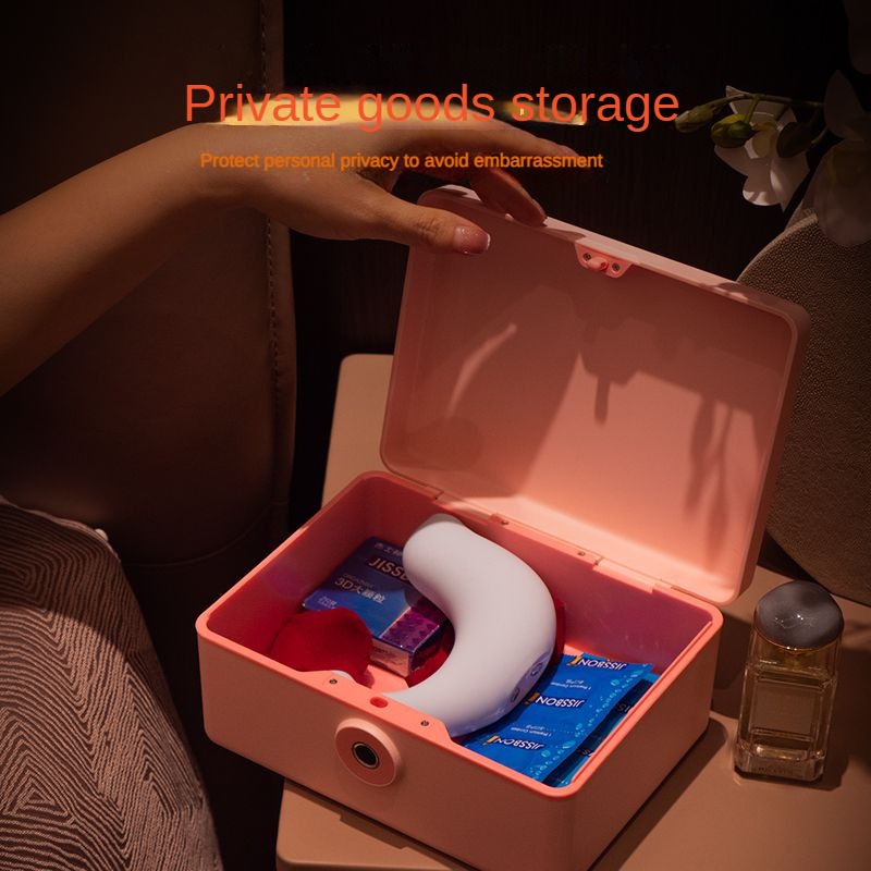 ลายนิ้วมือ Biometric ตู้เซฟ MINI ปลอดภัยเงินสดเครื่องประดับความปลอดภัยกล่องเก็บแฟ้มในครัวเรือน Secret ซ่อนปลอดภัยกล่องเครื่องสําอาง