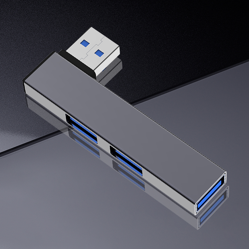 Concentrador de red USB tipo C 3 en 1, HUB OTG USB 3,0/Tipo C 3,0 a 3 USB, velocidad 5,0 Gbps, 3 puertos para PC, ordenador y portátil