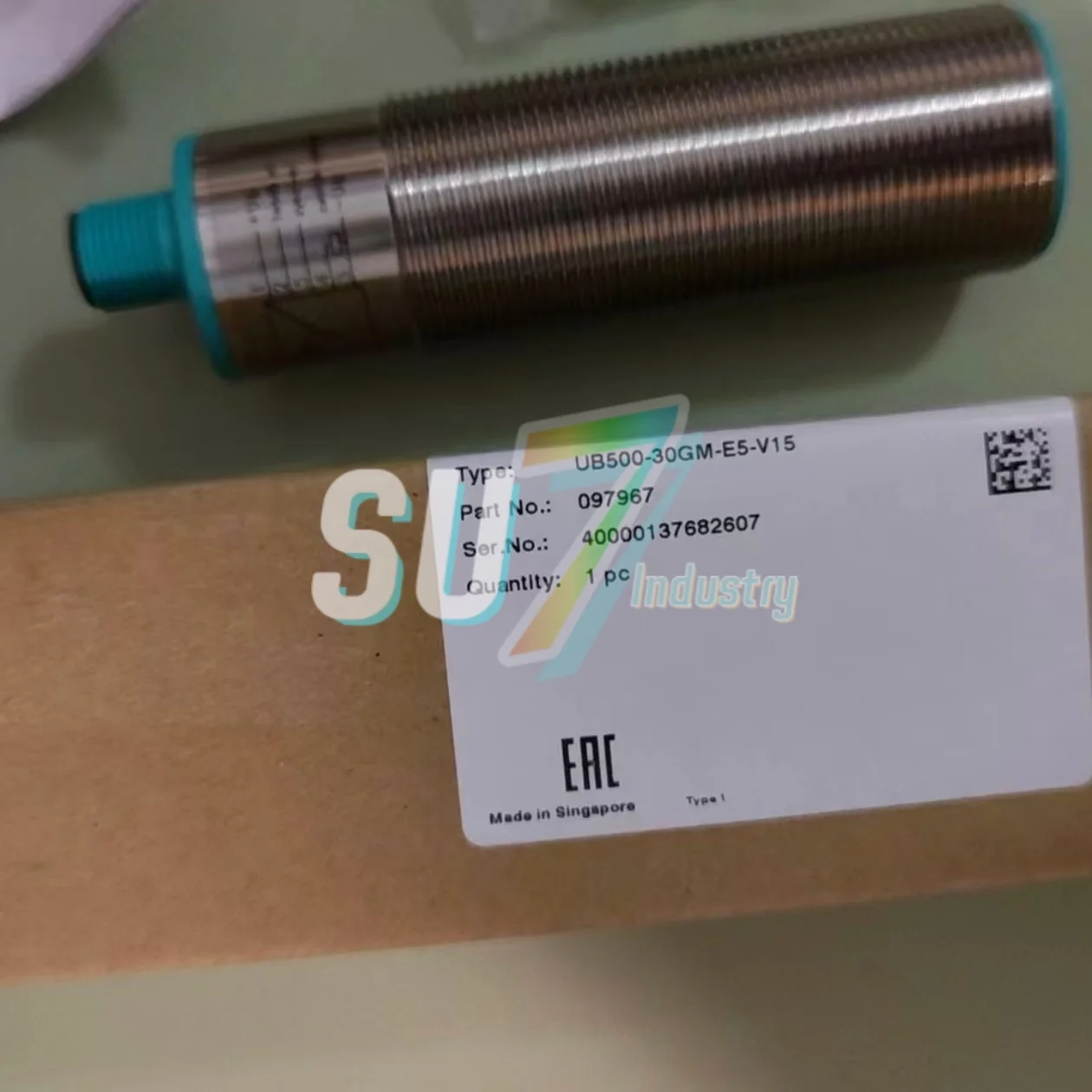 새 제품 박스 포함 초음파 센서 UB500-18GM75-I-V15 UB500-18GM75-U-V15 UB500-30GM-E5-V15