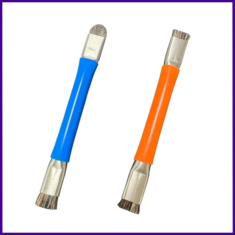 Brosse de sécurité antistatique pour carte mère PCB, brosse de nettoyage pour téléphone portable, Kit d'outils de réparation, commodité à Double tête