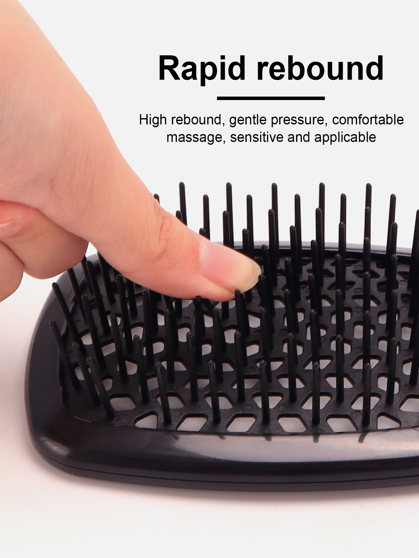 Peine con cojín de aire, peine para el cabello enredado, cepillo para el cabello, masaje antiestático, cepillos para el cabello rizado húmedo, herramienta de estilismo para peluquero