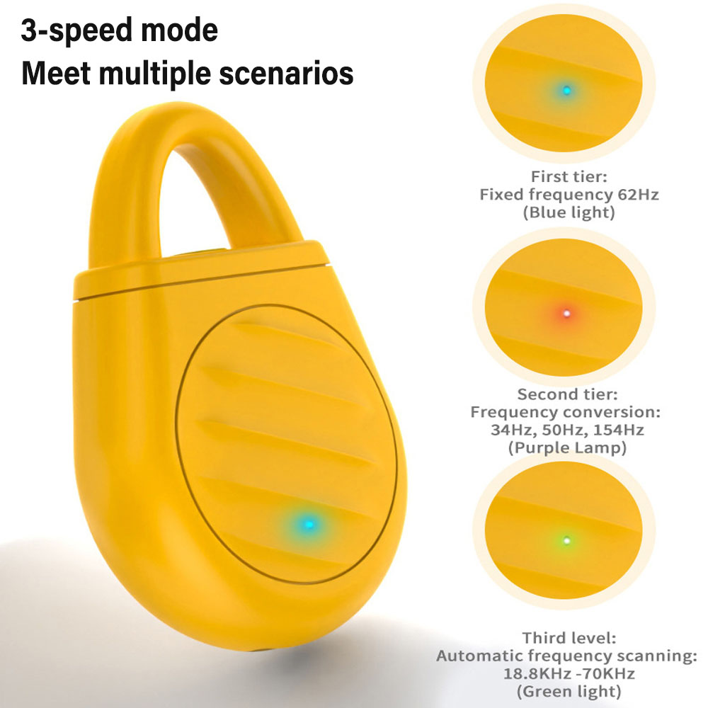 Repelente de mosquitos electrónico ultrasónico portátil para acampar al aire libre repelente de mosquitos automático inteligente portátil
