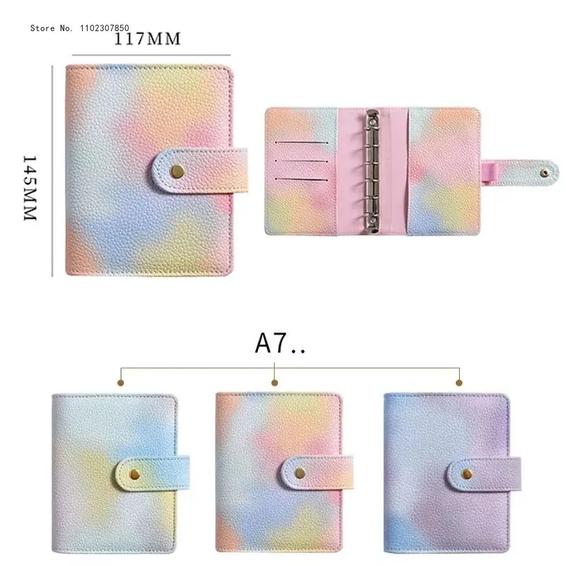 A7 Crocodile Pattern Leather Budget Binder Notebook Cash Envelopes System Set Binder Pockets Money Budget Saving Bill Organizer