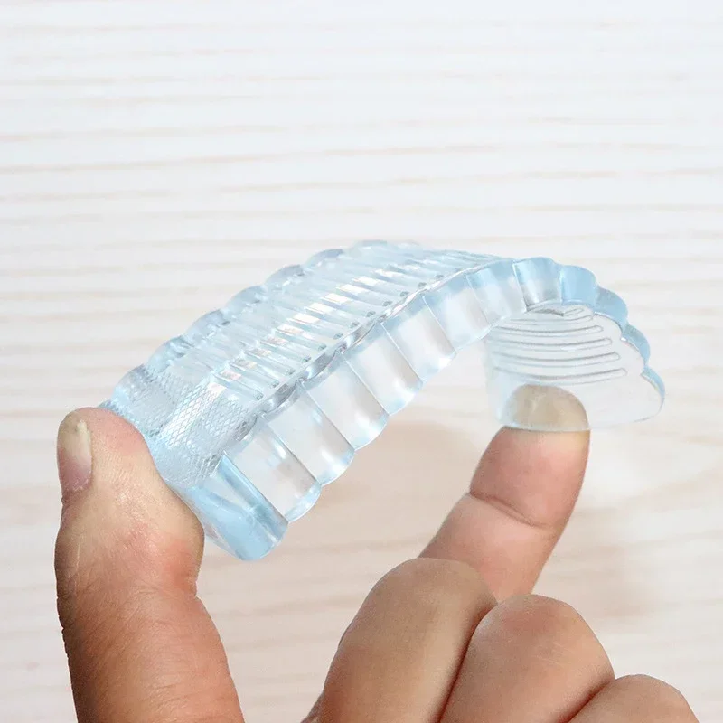 Siliconen Deurstopper Wedge Veiligheidsstoppers Herbruikbaar Schokabsorberend Thuiskantoor Anti-map Handdeurstopper Anti-collision Stop