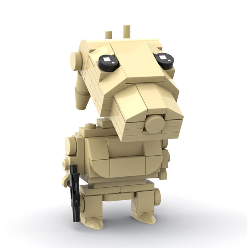 Bricklink MOC スター映画アクションフィギュア Brickheadz セットグリーヴァスバトルドロイドモデルコレクションビルディングブロック子供のおもちゃギフト