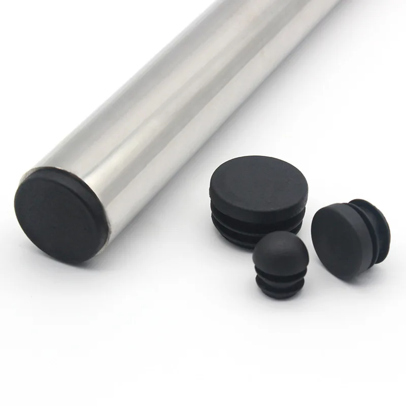 Tampas de perna de móveis com furo interno, Pés móveis, Blanking End Caps, Almofada antiderrapante, Tampas de perna de cadeira, Protetores de piso, 10-60mm