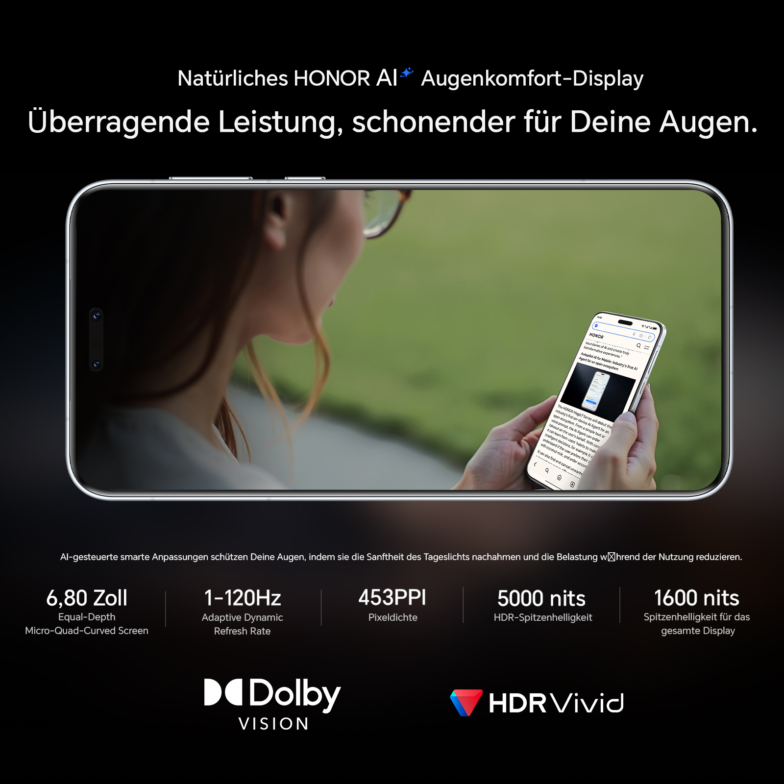 【Merk+】 Wereldpremière Algemene versie HONOR Magic7 Pro 5G Smartphone Magic 7 Pro Snapdragon 8 Elite 120 Hz OLED-scherm