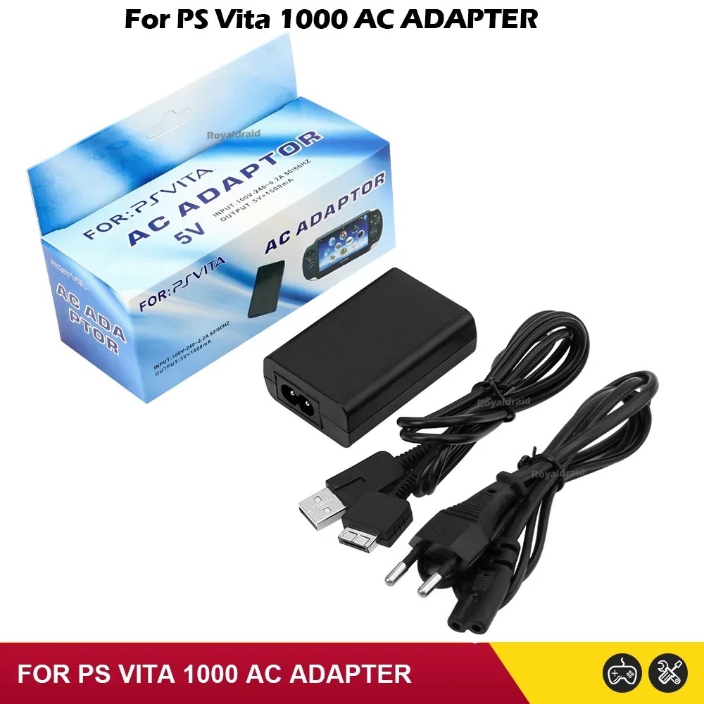 Ładowarka ścienna EU/US Plug Home Zasilacz sieciowy Przewód zasilający do Sony PSP/PSV Host ACCU PSP1000/2000/3000 Źródło zasilania i gra