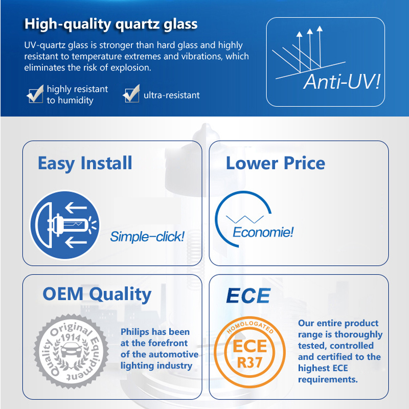 Philips 2PCS Vision H7 12V 55W PX26d Original Car Halogen Headlight 3200K Standard Auto Replace Genuine Bulb 12972, Pair