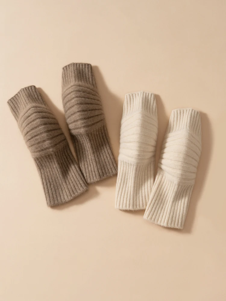 カシミアニットニーキャップニープロテクター,ユニセックス,防寒,男性と女性用,冬用,100%