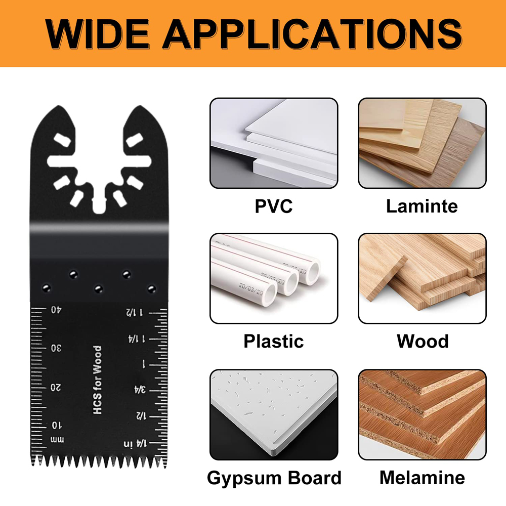 50/20/10/5 PCS เครื่องตัดใบมีดอุปกรณ์เสริม Oscillating Multi เครื่องมือใบเลื่อยสําหรับ Renovator Power ตัดไม้เครื่องมือ Bits