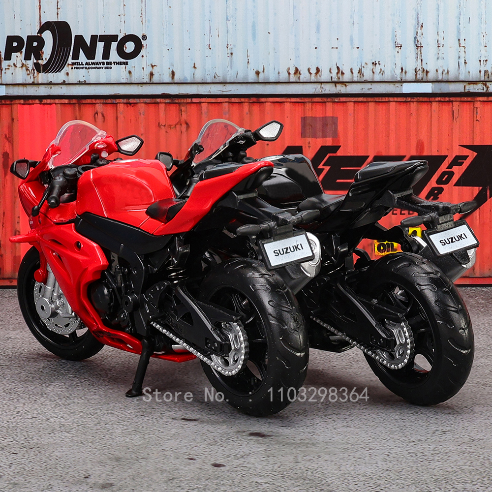 MSZ 1:18 Suzuki GSX-R1000 YAMAHA YZF-R1 klasyczny motocykl statyczny Model odlew ze stopu samochodzik zabawkowy prezenty