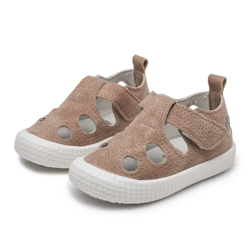 Baby Jungen halbe Sandalen Frühling Sommer Strands chuhe für Kleinkinder Kinder mittlere Kinder halbe Sandalen hohl atmungsaktiv für Mädchen weich