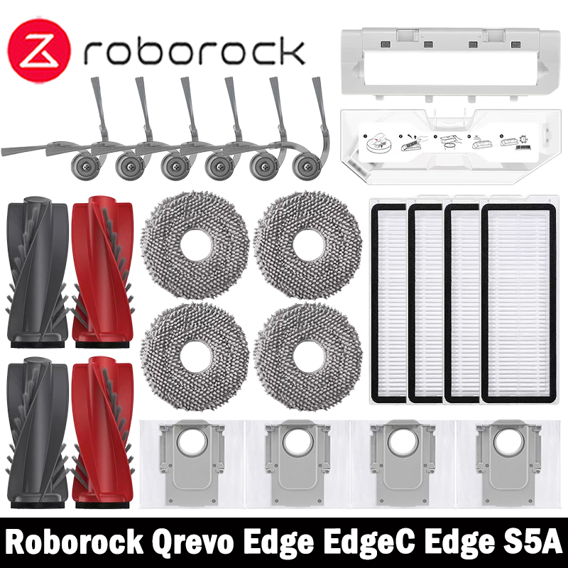 Roborock Qrevo 5AE / Curv / CurvC / Curv S5X 5A1 5XC / Edge / EdgeC / Edge S5A / Edge 5V1 Детали Щетка Фильтр Мешок для швабры