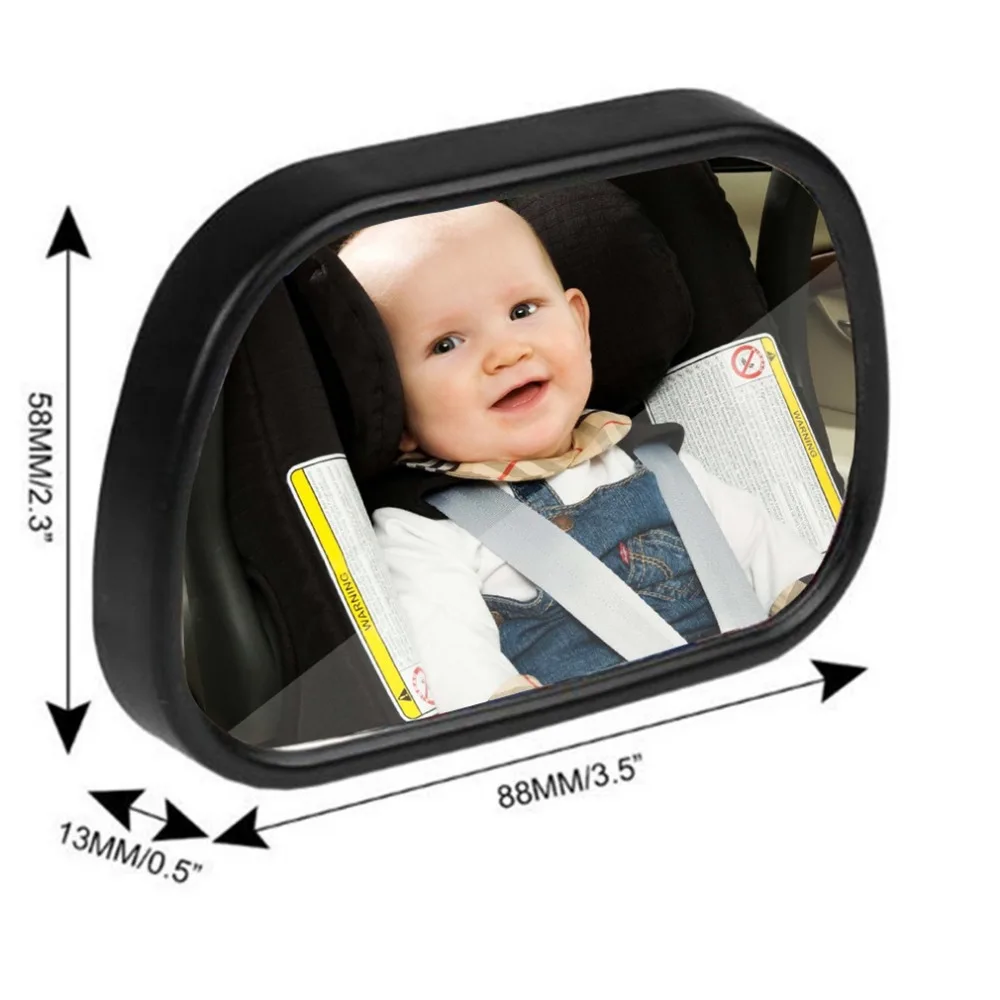 Assento traseiro do carro de segurança espelho retrovisor do bebê sucção clip-on ajustável espelho traseiro convexo carro bebê crianças monitor acessórios do carro