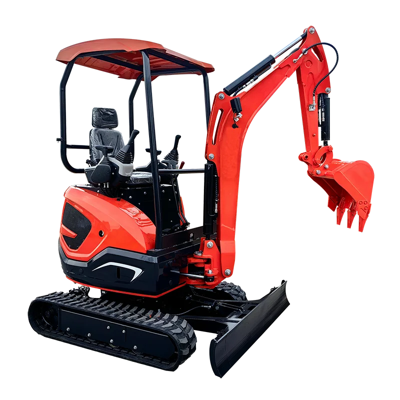 Mini excavator equipped with Kubota engine EPA/Euro 5 tracked with core motor components customized