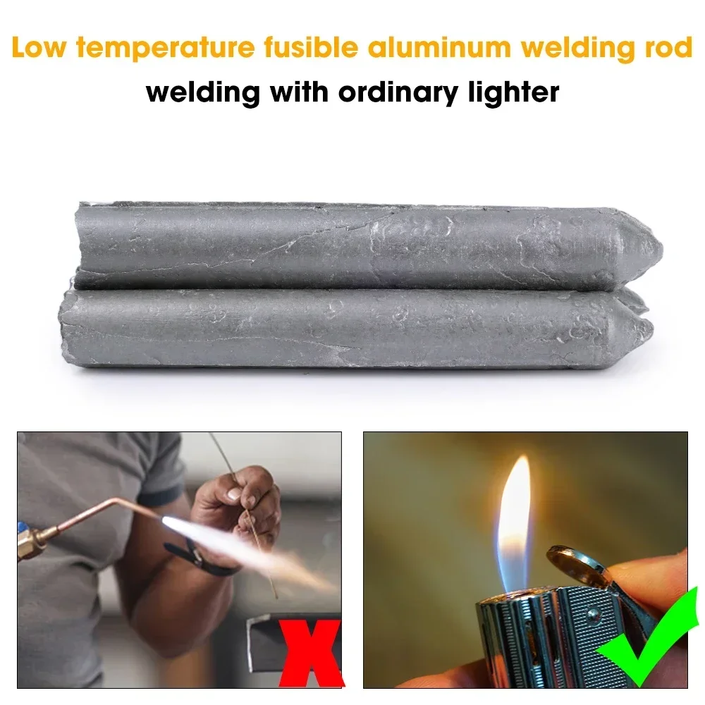 3/6/9 pezzi bacchette per saldatura a bassa temperatura per fori di riparazione facile fusione rame ferro alluminio patch up asta kit di riparazione in acciaio inossidabile
