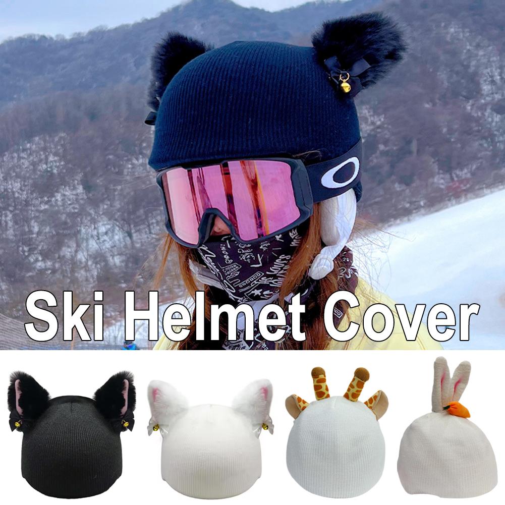 Ski Helm Abdeckung Einzel und Doppel Snowboard Batterie Auto Helm Schutz Abdeckungen für Erwachsene Kinder Anti Slip Kopf Wärmer L5C5