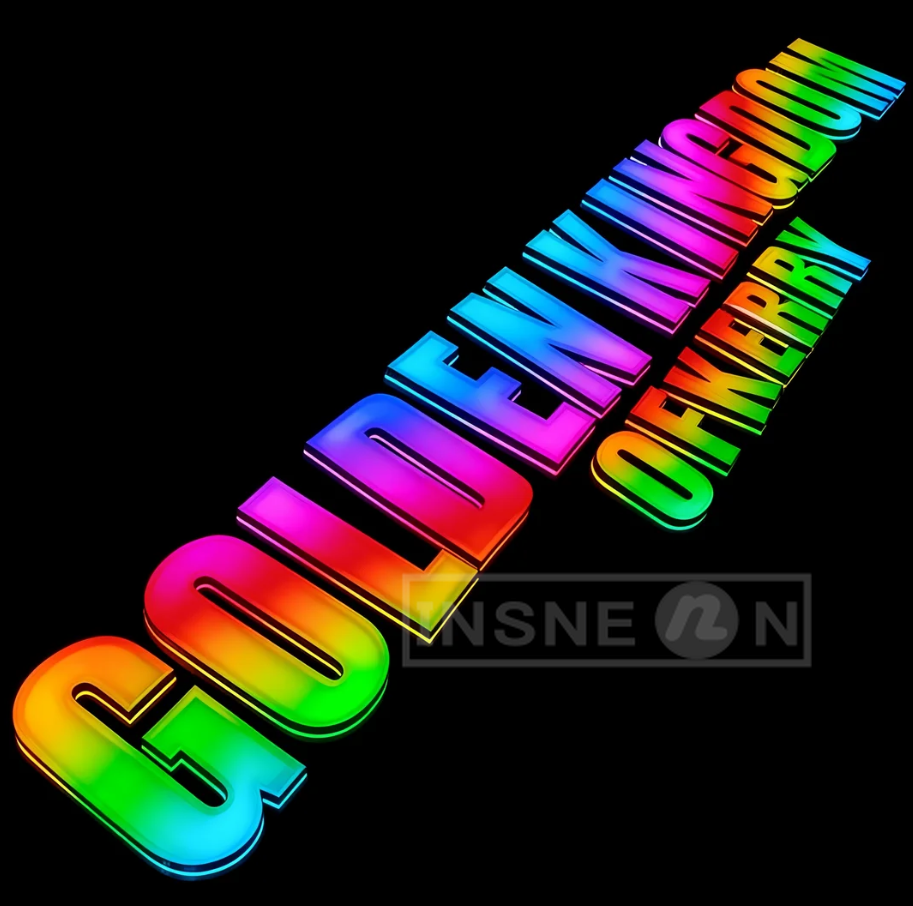 Custom 3D LED Colored Letters Smart Controlled Personalized Light Sign Frontlit LED Acrylic Wall Decor for Business or Home