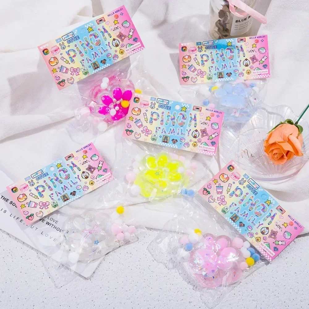 ใหม่นุ่มเหนียวความเครียดบรรเทาผ่อนคลายของเล่นบีบ Cat Paw ของเล่น Decompressing และ Pinching Cat Paw Pinching และ Decompressing ของเล่น