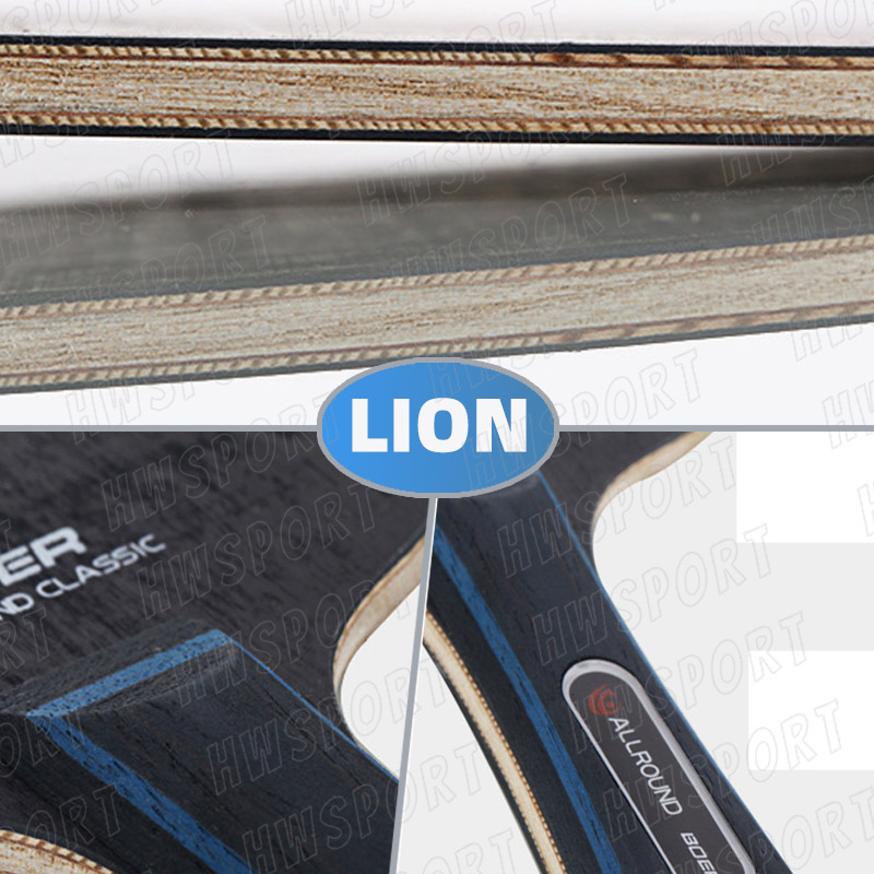BOER LION DRAGON hoja de tenis de mesa 5 madera 2 hoja de Ping Pong de carbono tablero Base de Pingpong de entrada
