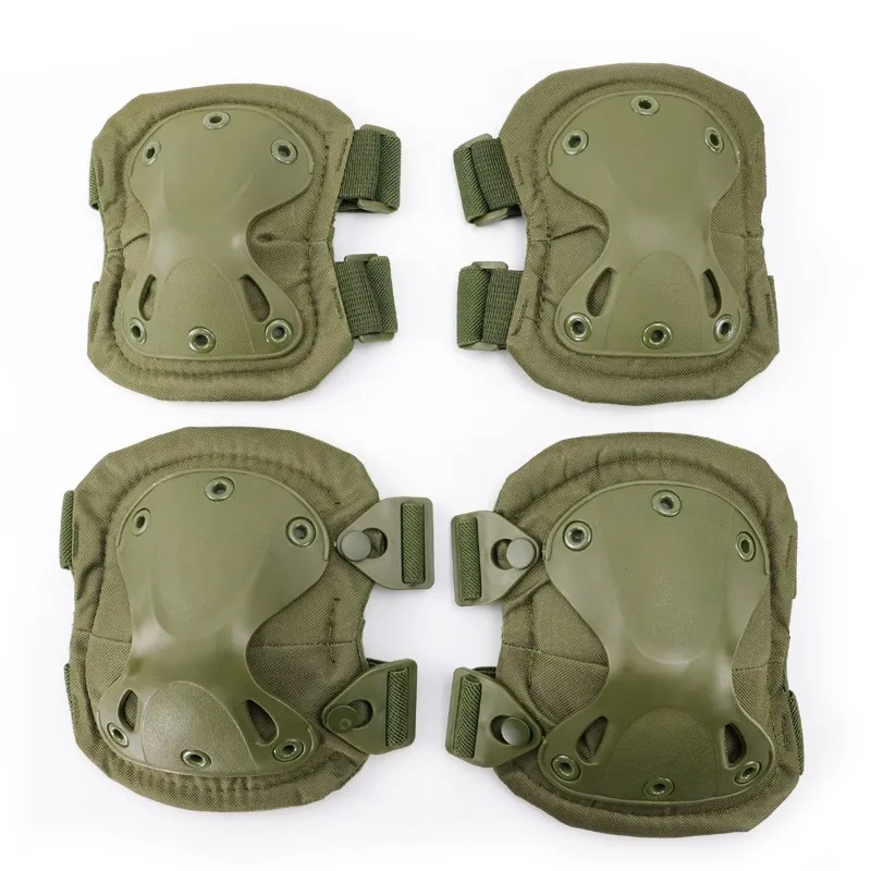 Rodillera táctica de camuflaje Unisex, coderas, Protector de rodilla para hombres y mujeres, deporte al aire libre, trabajo, caza, patinaje, equipo de seguridad, rótula