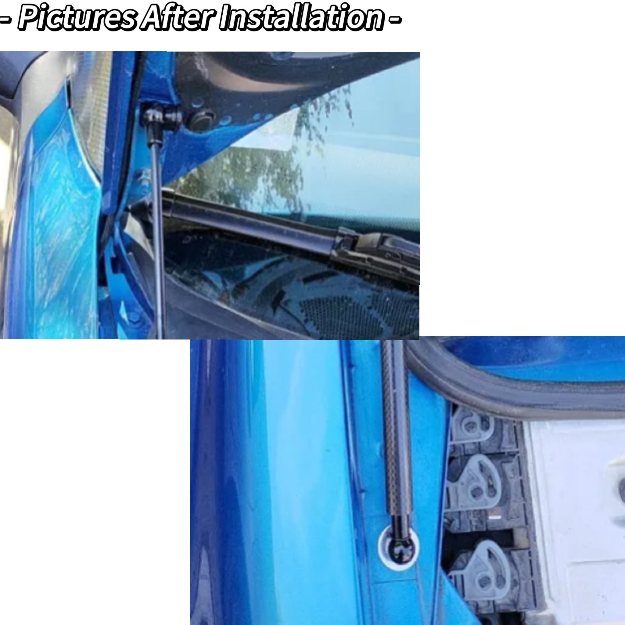 Puntales de capó para Peugeot 206 206CC GTi 180 RC 1998-2016 capó delantero modificar amortiguadores soportes de elevación varillas de pistón resorte de Gas