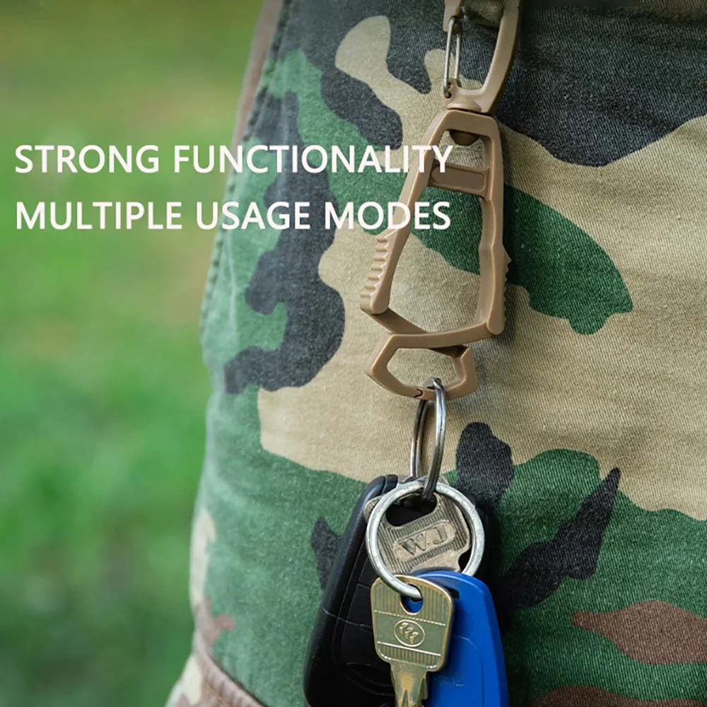 TARKA-Pince de travail multifonctionnelle en plastique, support de sécurité pour gants, fournitures de camping