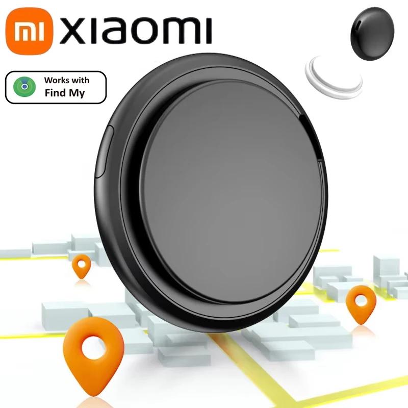 Мини GPS-трекер Xiaomi Apple Find My, совместимый, тонкий дизайн, глобальное местоположение, устройство против потери для детского багажа, длительный срок службы батареи