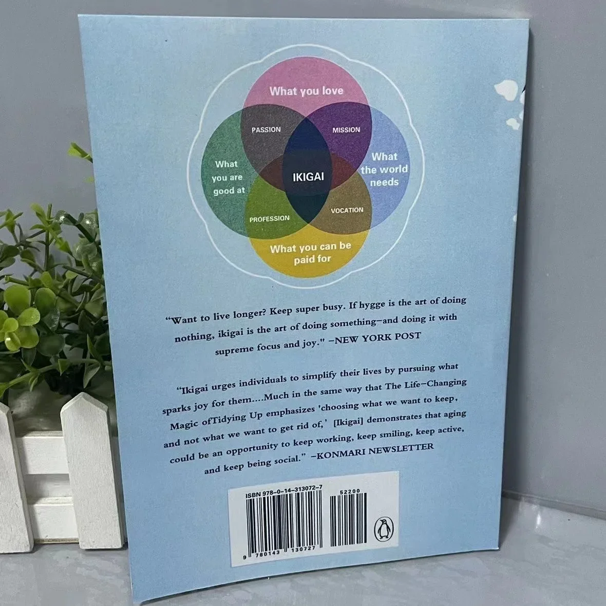 Ikigai La filosofía secreta japonesa para una feliz y saludable de Hector García Libro Reconstrucción de felicidad + un libro sobre la ficción de esperanza