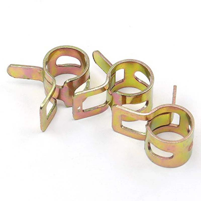 10pcs4mm-37mm Cho Lựa Chọn Nhiên Liệu Lò Xo Kẹp Máy Hút Silicon Vòi Kẹp Ô Tô Ô Tô Xuân Kẹp Nhiên Liệu Dầu Nước Vòi Ống Ống kẹp