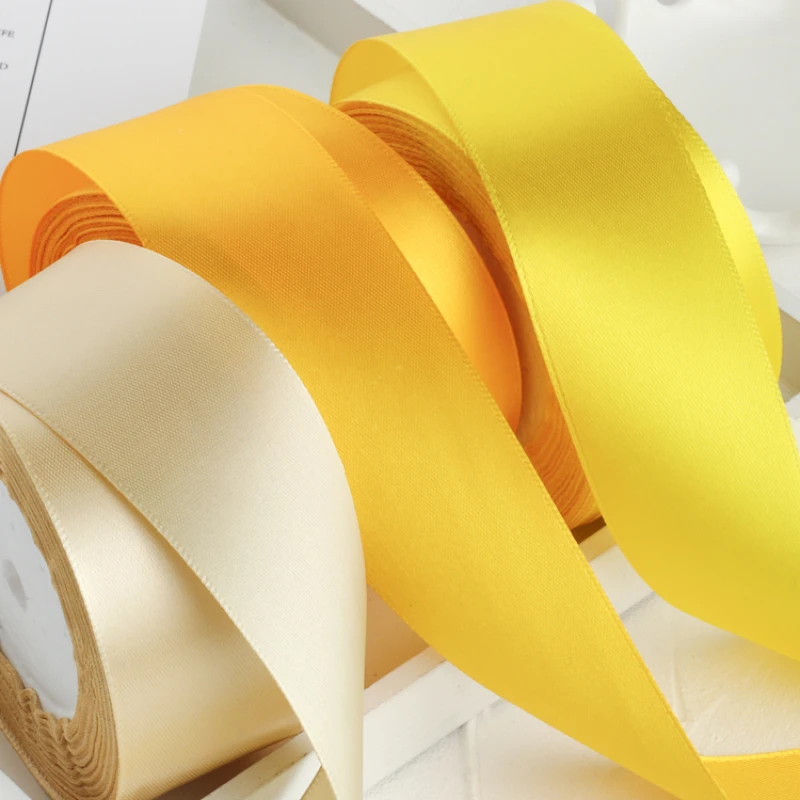 22 metros 6mm-40cm fitas de cetim artesanato arco diy embrulho de presente vinho vermelho laranja amarelo verde azul roxo preto cinza ouro branco fitas
