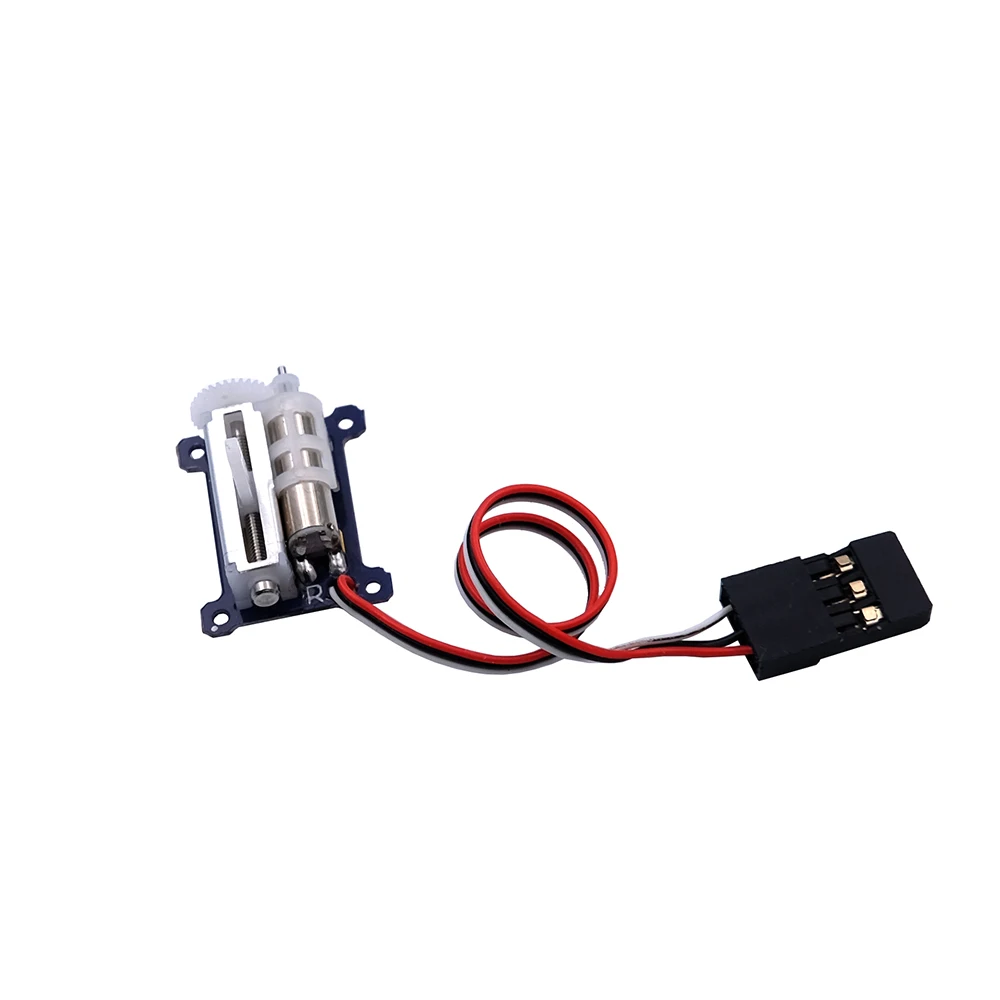 Micro servo linéaire RC-2 pièces mise à niveau 9mm 1.5g servo linéaire numérique sans noyau pour mini avion (côté gauche JR)