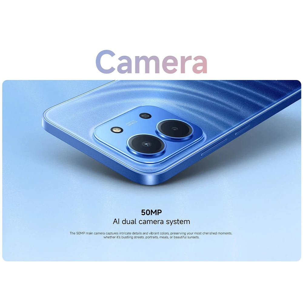 Xiaomi Redmi 15C versión Global Smartphone 50MP cámara principal 120Hz 6,9 "pantalla Dot Drop 33W carga MediaTek Helio G81-Ultra