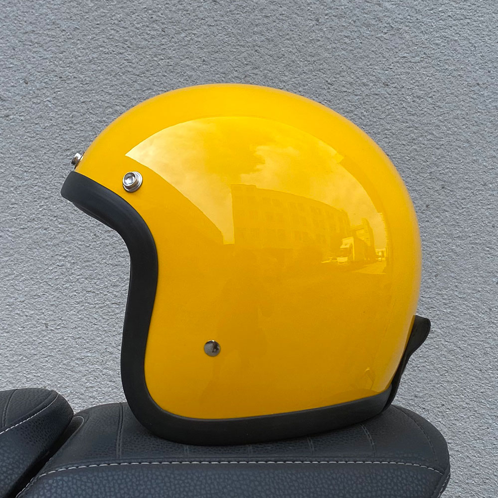 TT & COCASCOS fibra de vidrio ligero Retro Estilo Vintage 3/4 cara abierta motocicleta Scooter ciclomotor ATV casco DOT ECE aprobado Kask