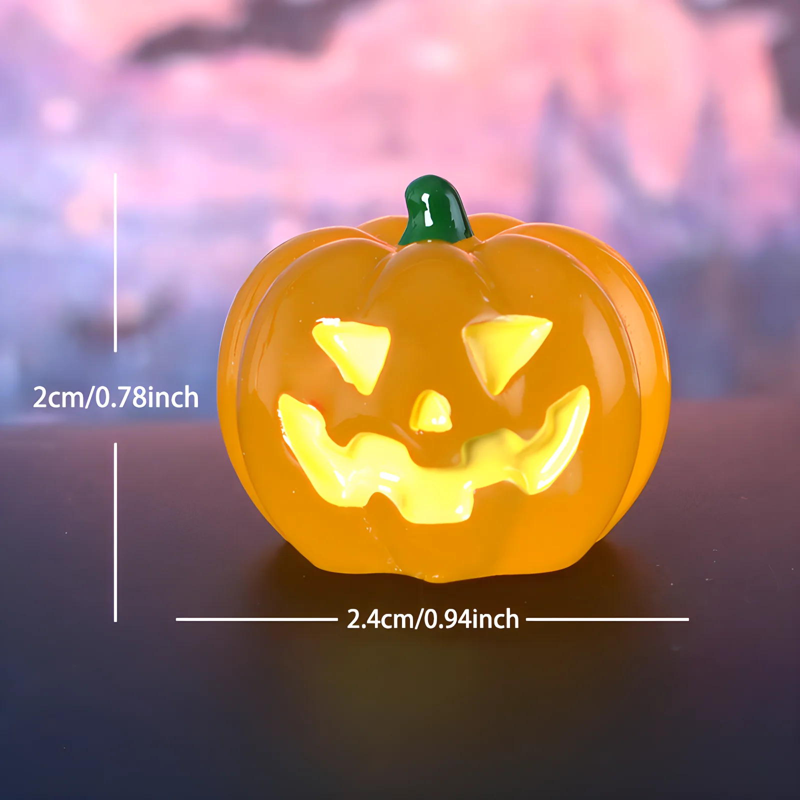 Light Up Your Halloween! 6PCS Multi-Purpose Glow Ornaments for Parties, Home, and Car Decor