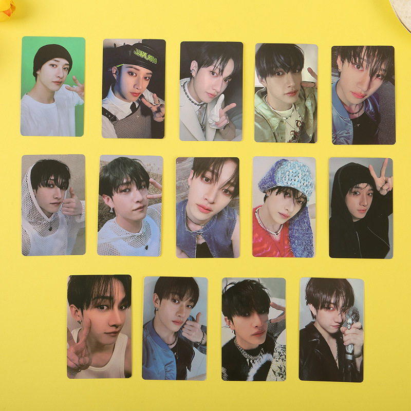 KPOP Korean Idols Photocard HYUNJIN FELIX Changbin Bangchan ATE Album Lomo Cards Photobook Card Poster Postcard Fans Collection