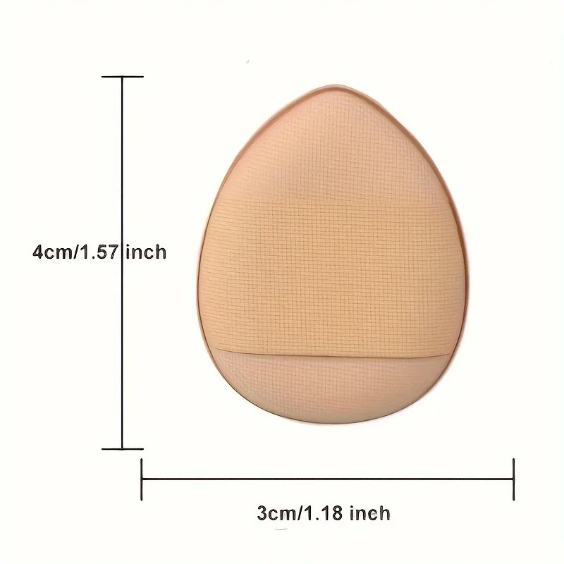 50pcs Mini Finger Sponge Powder Puff Pink Mini Size Finger Puff Set Foundation Cream Concealer Applicator Finger Cushion Sponge