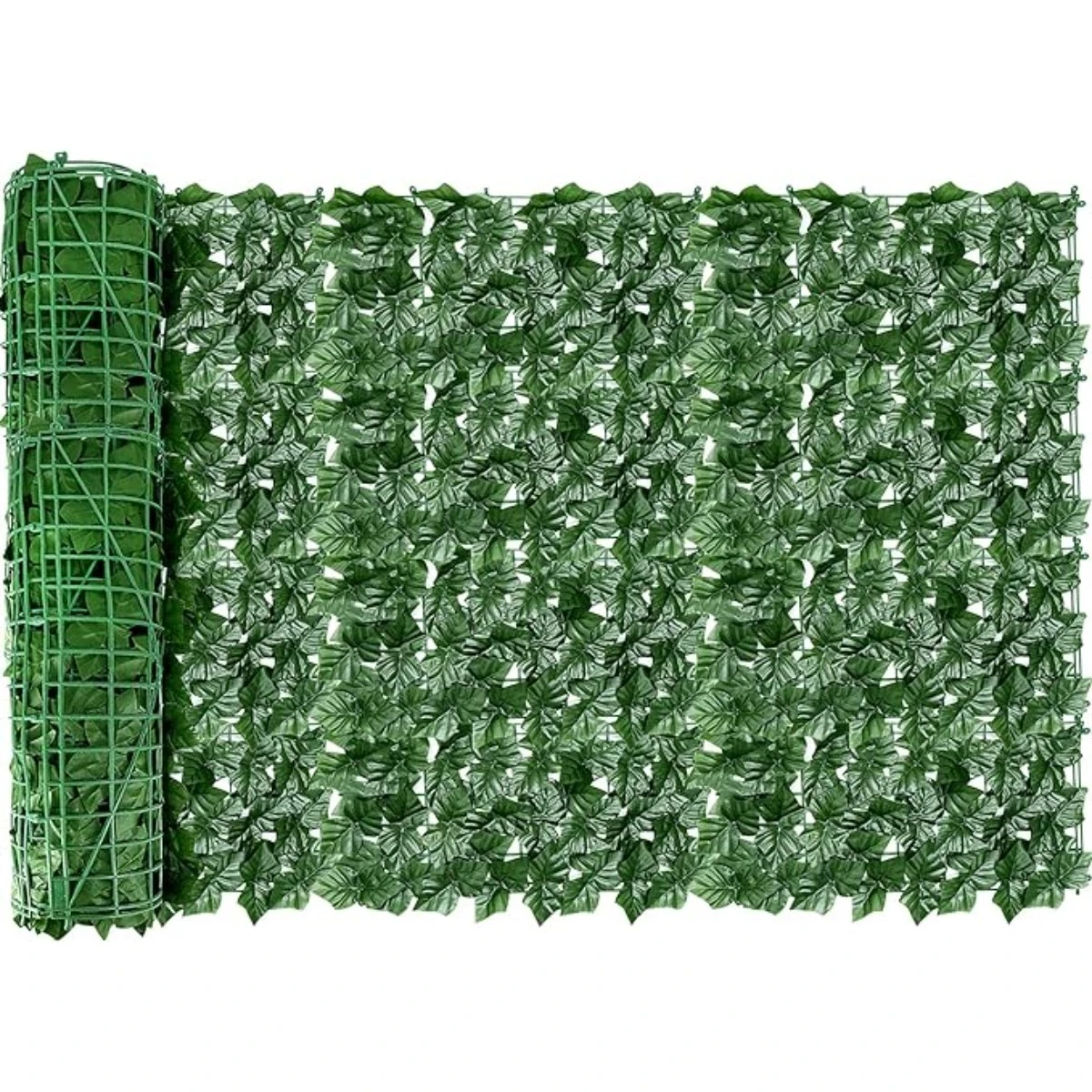Paneles de valla de hojas verdes, seto de hiedra Artificial de 1x3m, pantalla de valla de privacidad falsa para plantas de decoración de balcón y jardín al aire libre para el hogar