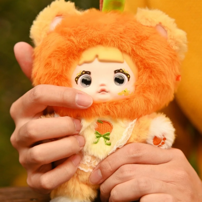 Nommi V3 Interessante Fruit Serie Droomogen Blind Box Pluche Pop Tas Hanger Vinyl Mystery Box Action Figure Kinderen Speelgoed Cadeau