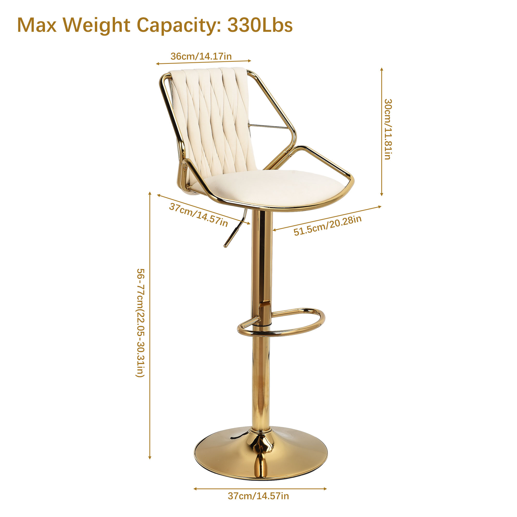 Sgabello da Bar moderno da 2 pezzi con schienale e gamba in metallo, sgabelli da Bar piccoli regolabili in altezza, sgabello da banco con motivo a squame di pesce in velluto