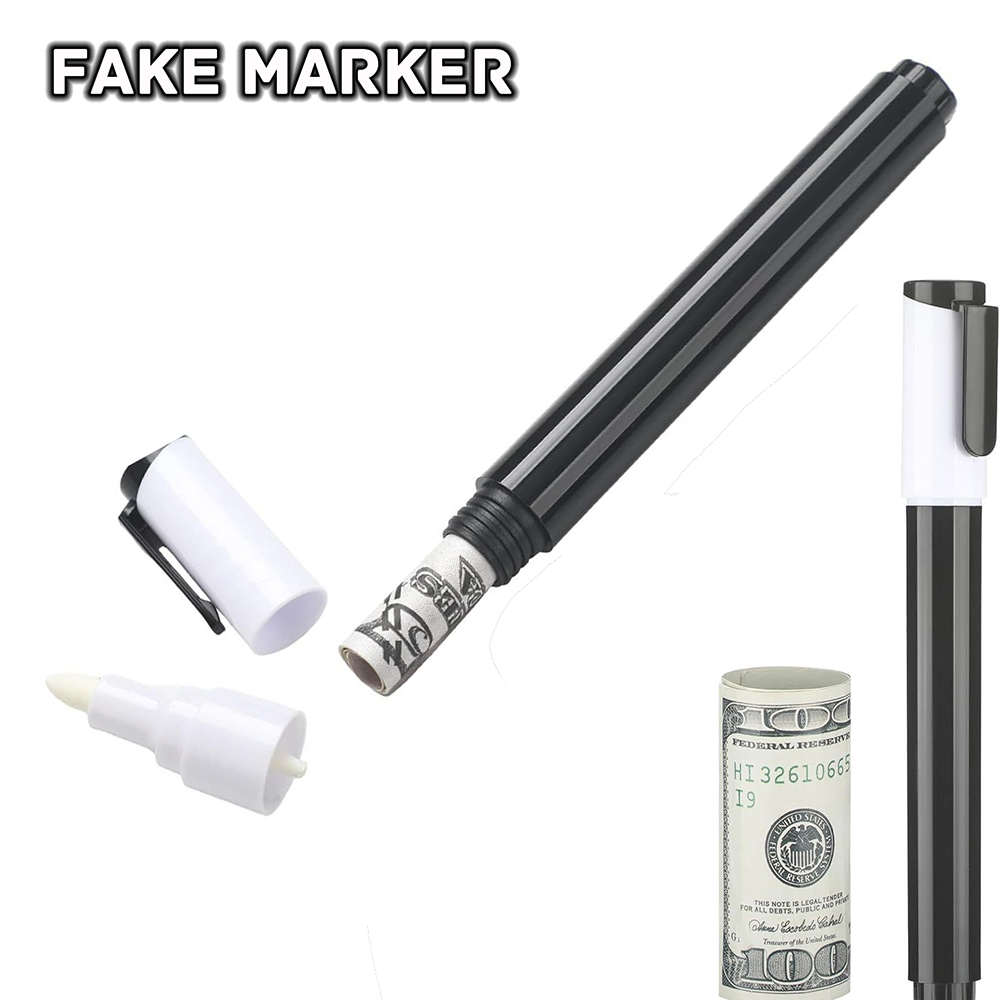ปลอม MARKER ปลอดภัย Secret Stashs คอนเทนเนอร์ความปลอดภัย Hiddens เก็บปากกากล่องยาเงินคอนเทนเนอร์ช่องเครื่องมือกล่องยา