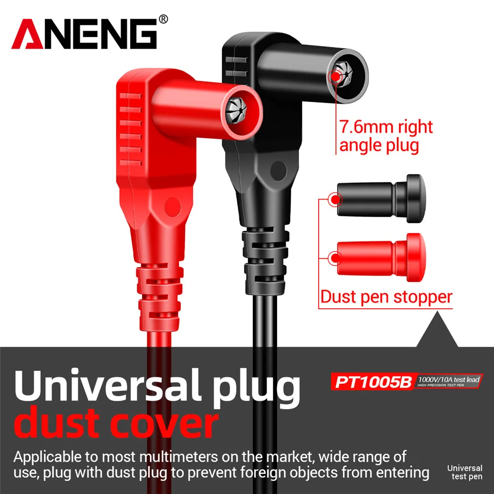 ANENG PT1005B 10A 1000V DIGITAL MULTIMETER Probe Universal ทดสอบเข็ม PIN ปากกาลวดชุดสายเคเบิล Current เครื่องทดสอบโวลต์มิเตอร์ลวด