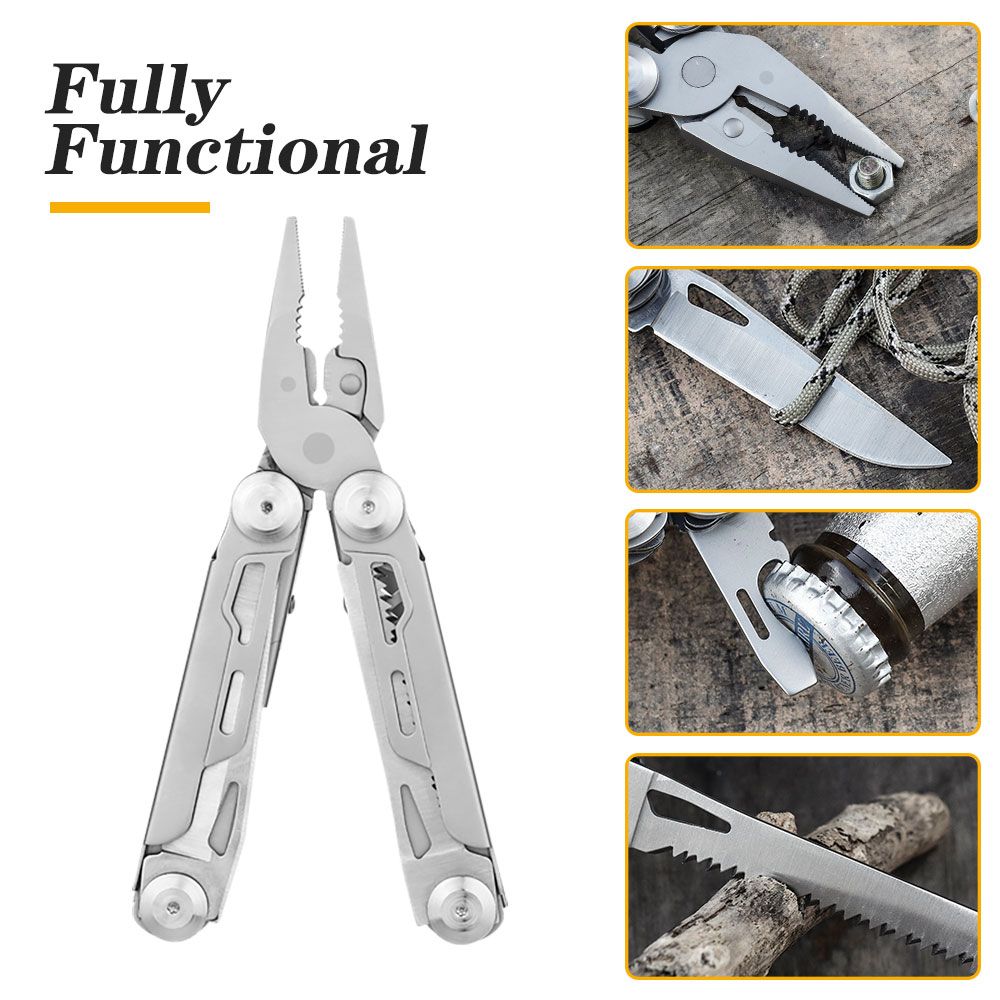 Idéias de presente para homens, ferramentas multiuso 13 em 1, presentes para pai, presentes de aniversário para homens, presentes de Natal, acessórios de acampamento