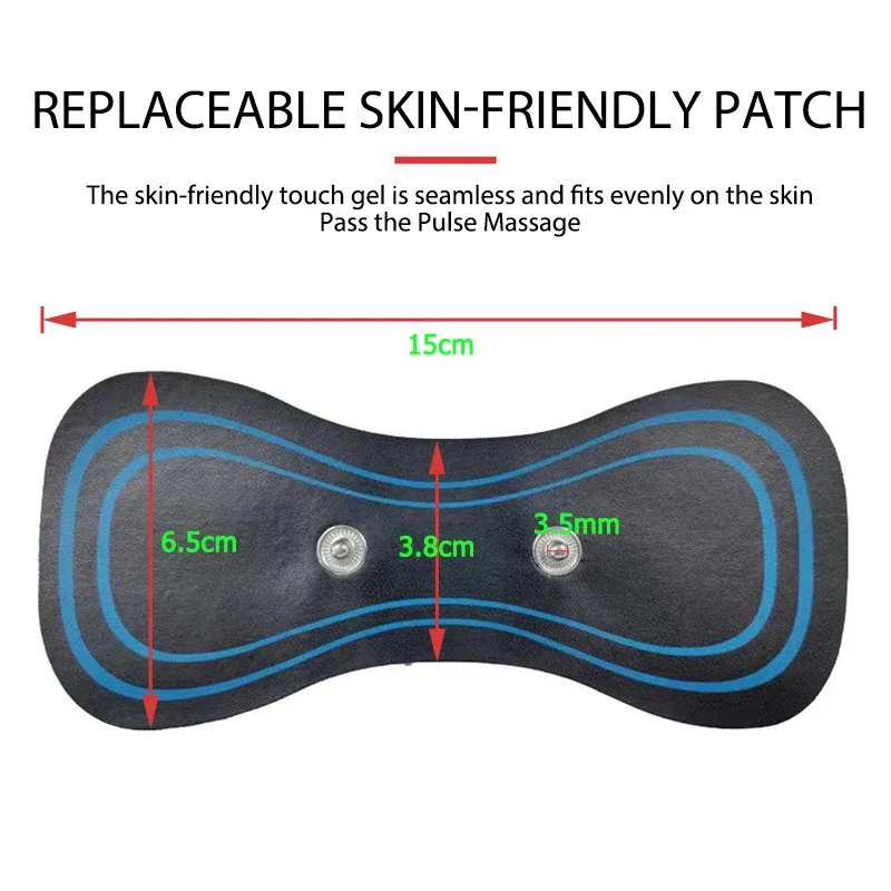 10PCS EMS คอนวดเจล Pad เทรนเนอร์สะโพกออกกําลังกายเปลี่ยน Body Massager Patch เครื่องกระตุ้นกล้ามเนื้อสติกเกอร์เจลอุปกรณ์เสริม
