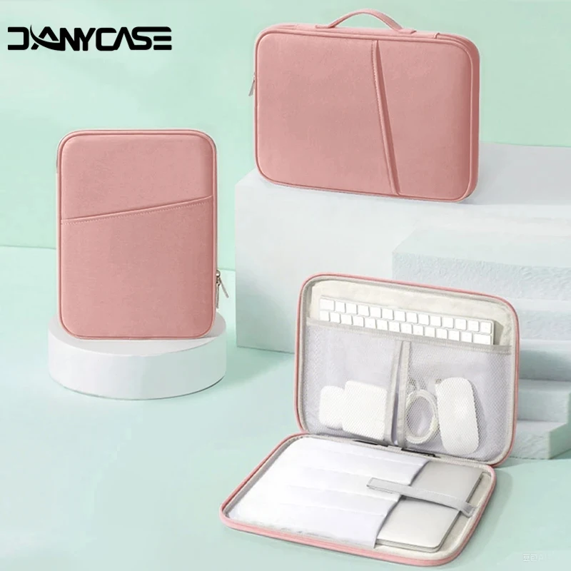 Laptoptasche für 11–13 Zoll, schützende Tablet-Hülle, gepolsterte Tragetasche, passend für iPad, MacBook, Xiaomi, ASUS, Huawei, Lenovo