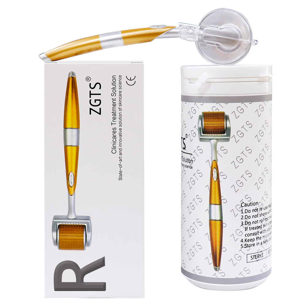 ZGTS 192 Naalden Derma Roller voor Gezichtslichaam Haargroei Professionele Schoonheidsverzorging Huidverzorging Dermaroller Microneedle Roller