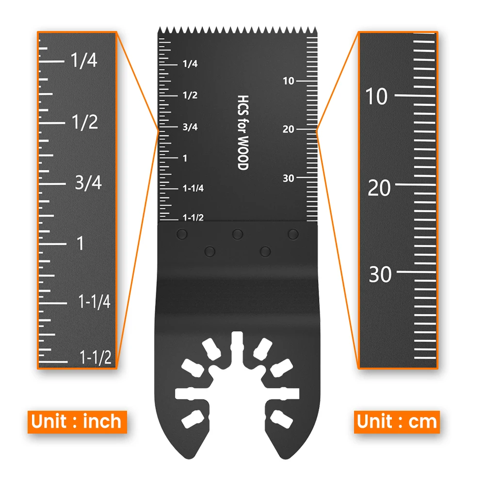 Hoja de sierra Universal oscilante, multiherramienta, escala recta, multiherramienta de corte de madera, para Dremel Milwaukee, 5-60 Uds.