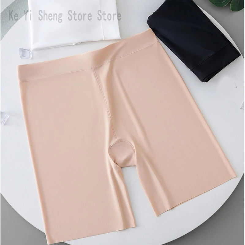 Pantalones de seguridad finos para mujer, mallas transpirables sin costuras para mujer, exposición de borde sin rizar y pantalones lisos son cómodos
